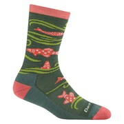 Darn Tough Vermont Women's Homer Crew Lightweight Lifestyle Sock - Kelp by Lenny's Shoe & Apparel