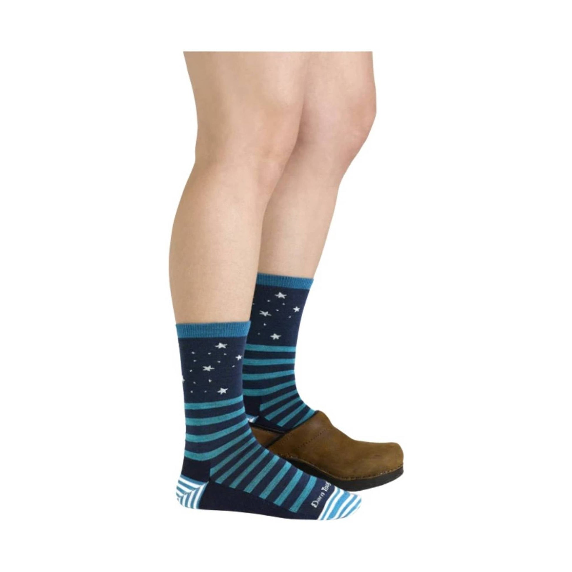 Darn Tough Vermont Women's Lightweight Lifestyle Animal Haus Crew - Eclipse by Lenny's Shoe & Apparel