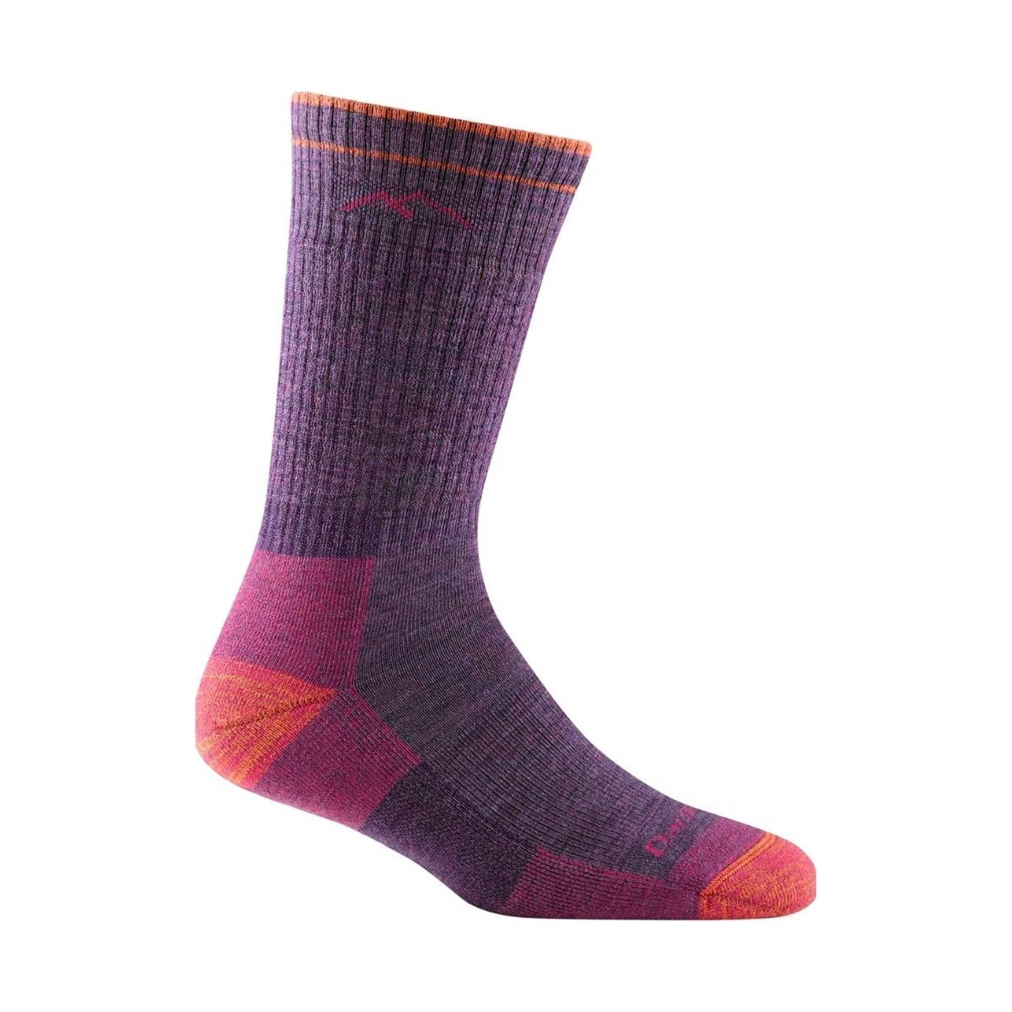 Darn Tough Vermont Women's Midweight Hiker Boot Sock Cushion - Plum Heather by Lenny's Shoe & Apparel