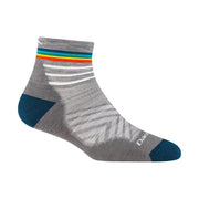 Darn Tough Vermont Women's Run Quarter Ultra Lightweight Running Sock - Gray by Lenny's Shoe & Apparel