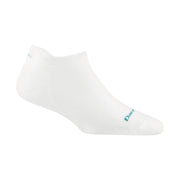 Darn Tough Vermont Women's Run No Show Tab Ultra Lightweight Sock - White by Lenny's Shoe & Apparel