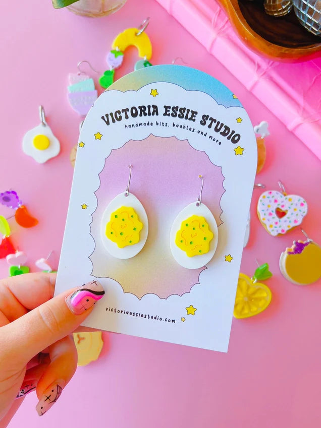 Earrings by Victoria Essie Studio