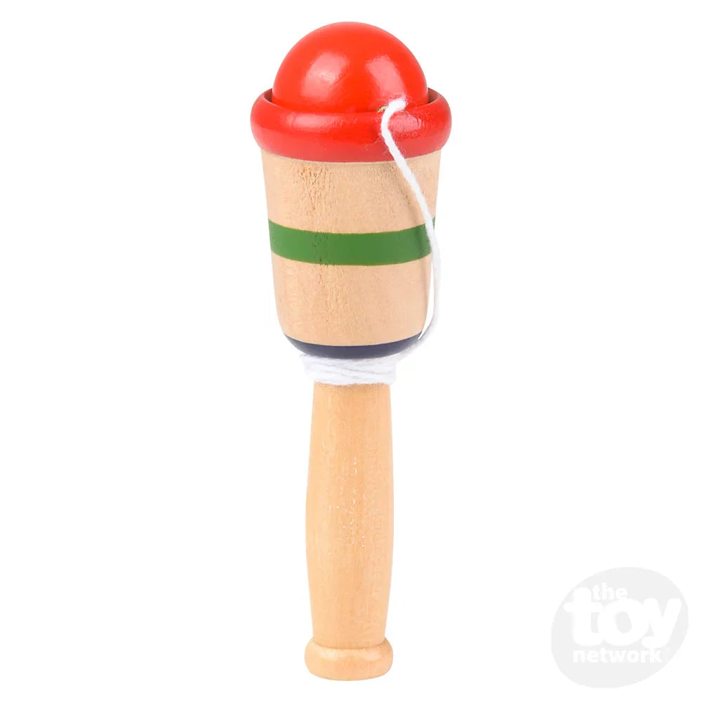 Ball & Cup Wooden Catch Game Mini 4" (Sold Individually) by Homeportonline
