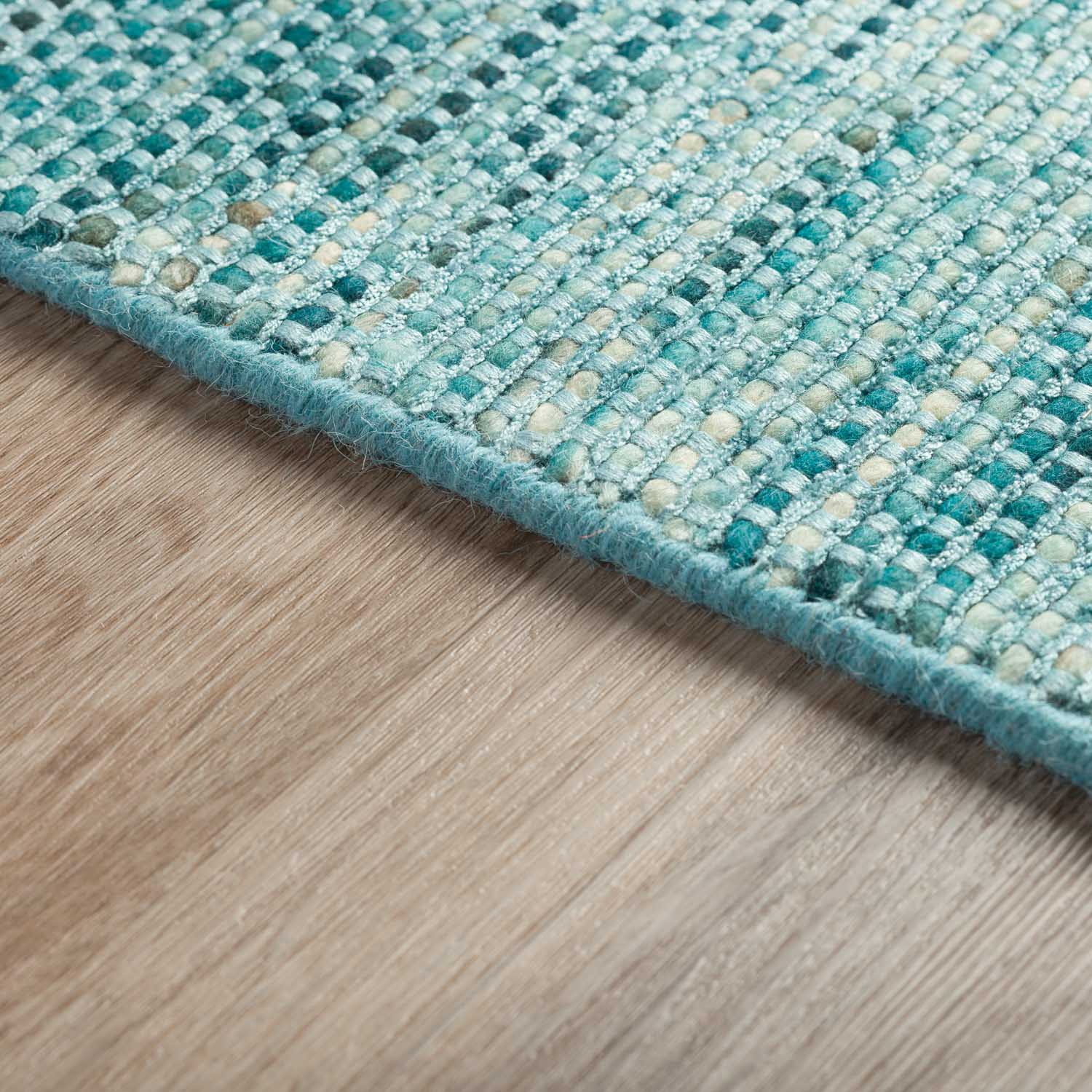 Zion Rug Teal 5' X 7'6" by Homeportonline