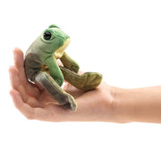 Folkmanis Puppets Mini Sitting Frog Finger Puppet