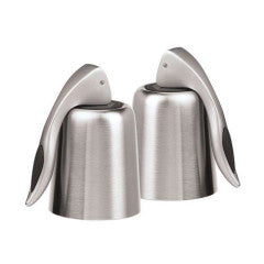 Air Tight Wine / Champagne Stoppers - Stainless Steel (Sold Individually) by Homeportonline