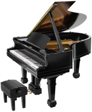 Metal Model Kit Musical Grand Piano Black by Homeportonline