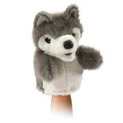 Hand Puppet - Folkmanis - Little Wolf New Soft Doll Plush 3160