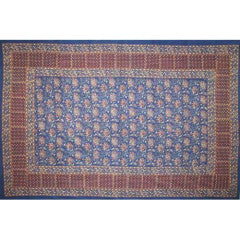 Tapestry Twin Size Floral Pastel Napthol Blue by Homeportonline