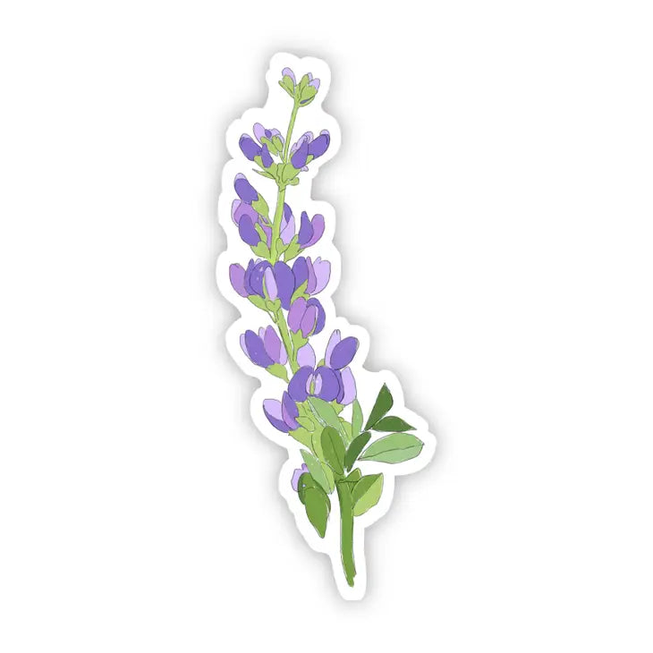 Purple Flower Sticker by Wild Lark