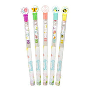 Sentco Spring SMENCILS  Gourmet Scented Pencils with Collectible Toppers (Pack of 5)