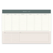 Weekly List Desk Pad