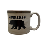 Mama Bear - Drip Glaze Mug - Caramel