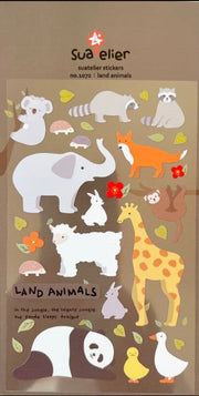 Stickers Land Animals by Homeportonline