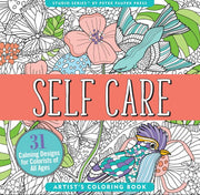 Artist's Adult Coloring Book Self Care by Homeportonline