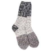 Socks - World's Softest Ragg Crew Stone CB-Multi by Homeportonline