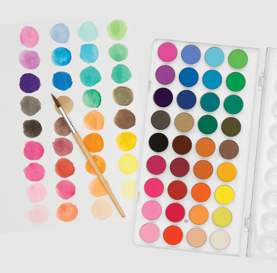 Lil' Watercolor Paint Pods Set of 36 by Homeportonline