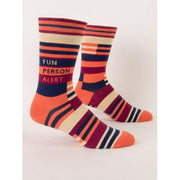FUN PERSON ALERT M-CREW SOCKS