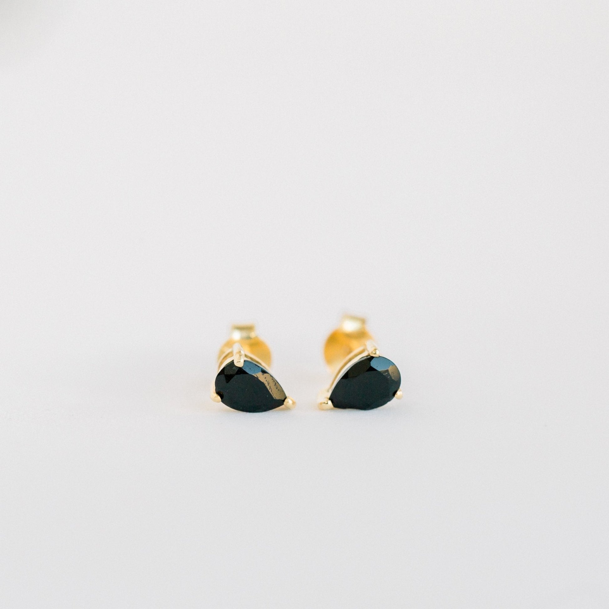 Deco Mini Studs | Black Onyx by elliparr