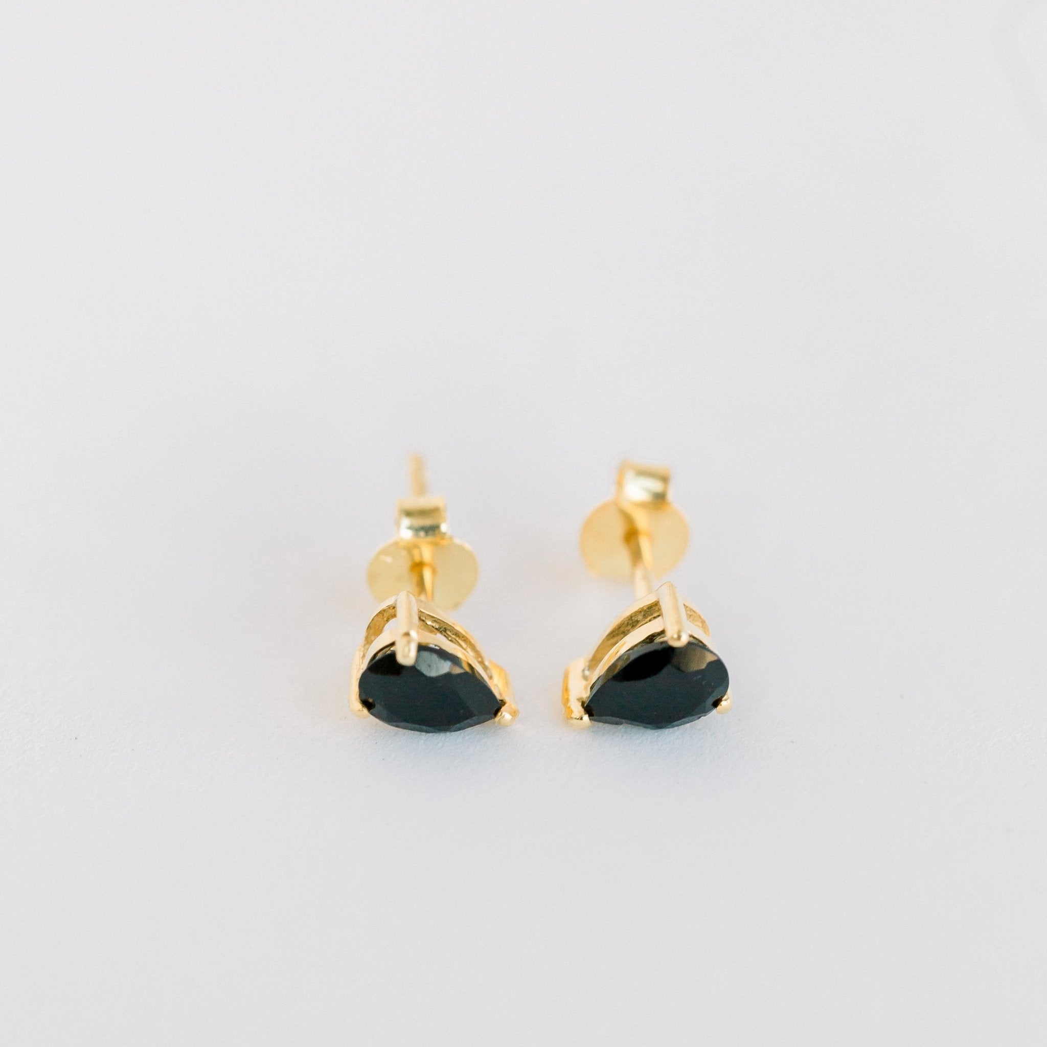 Deco Mini Studs | Black Onyx by elliparr