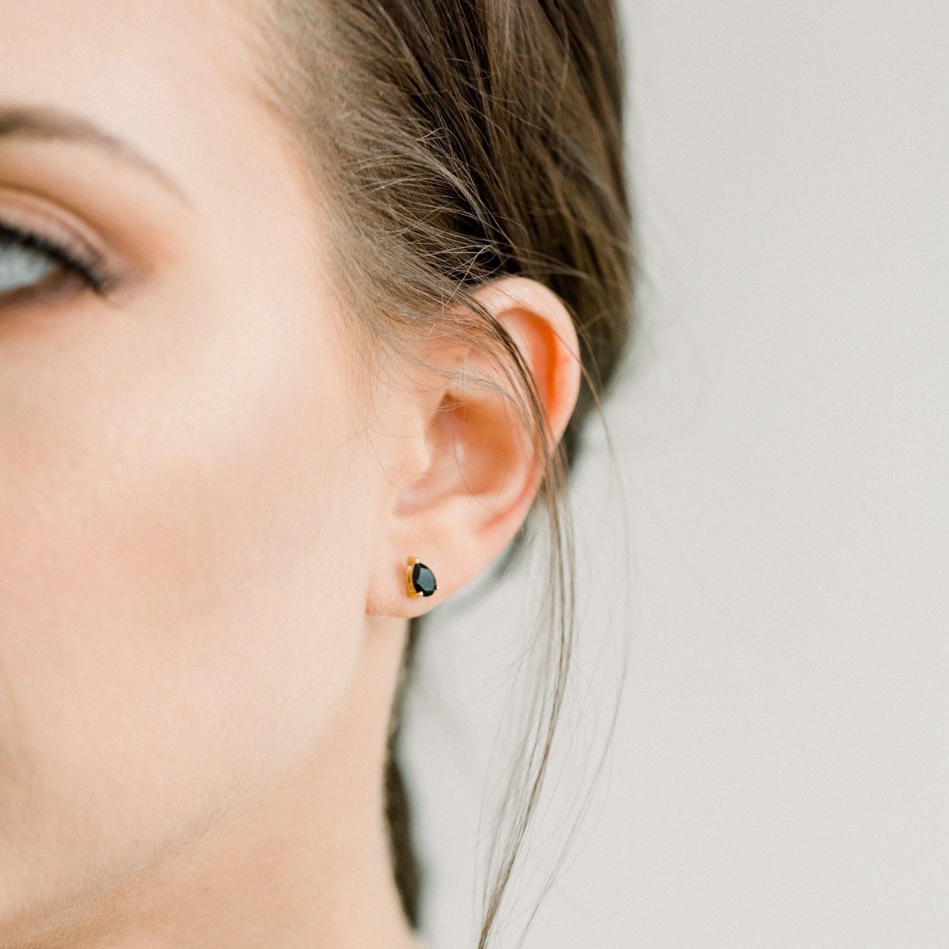 Deco Mini Studs | Moonstone by elliparr