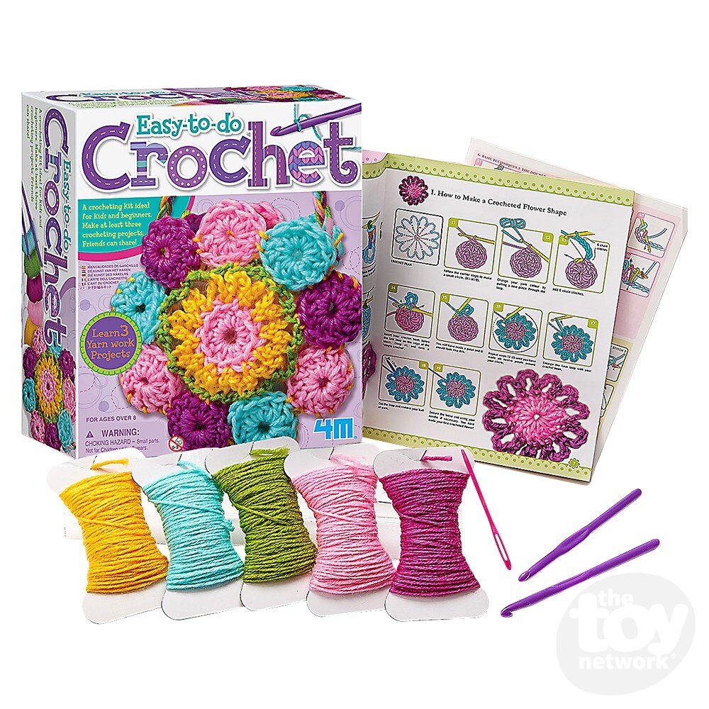 4M Kidzlabs Knitting Easy-To-Do Crochet by Homeportonline
