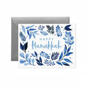 Hanukkah Foliage Greeting Card