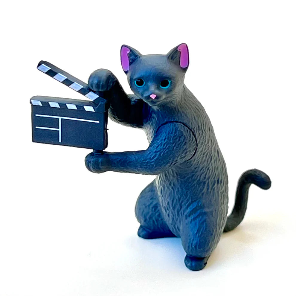 Gashapon Capsule Teen & Up Cat Film Crew (Sold As An Individual Capsule) by Homeportonline