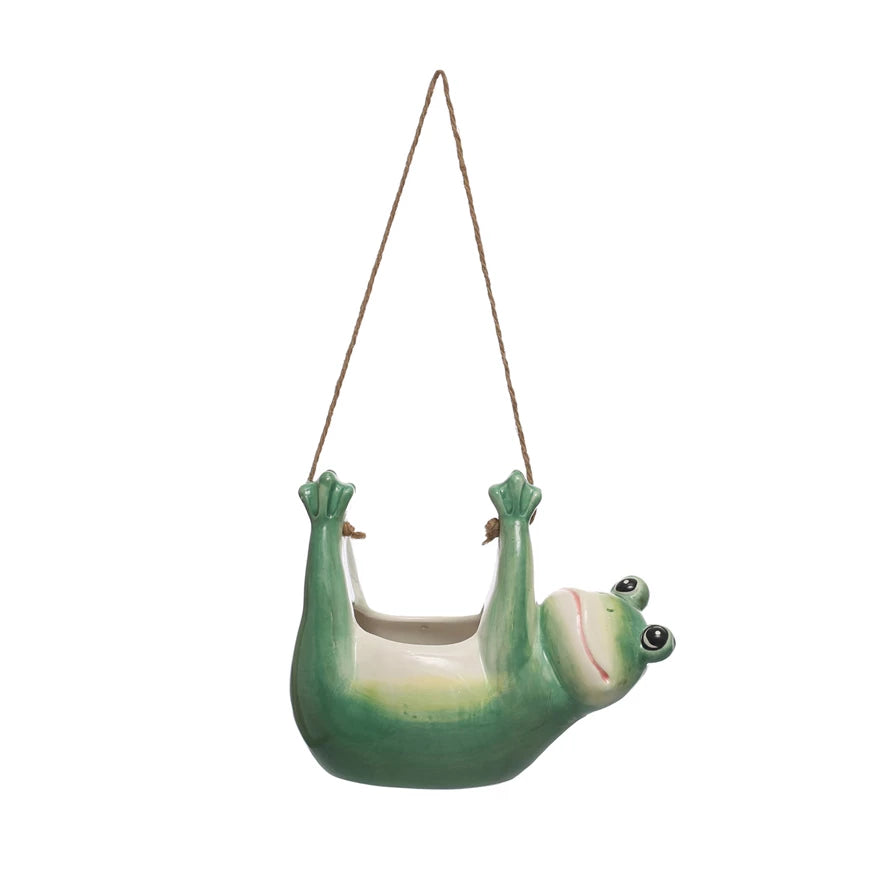 Hand-Painted Stoneware Floating Flamingo/Duck Pool Float, 2 Styles by Homeportonline