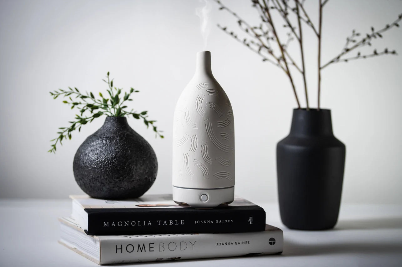 White Ceramic Vase Diffuser