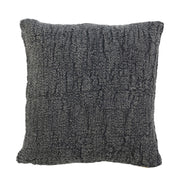 18" Stonewashed Silk & Woven Cotton Pillow by Homeportonline