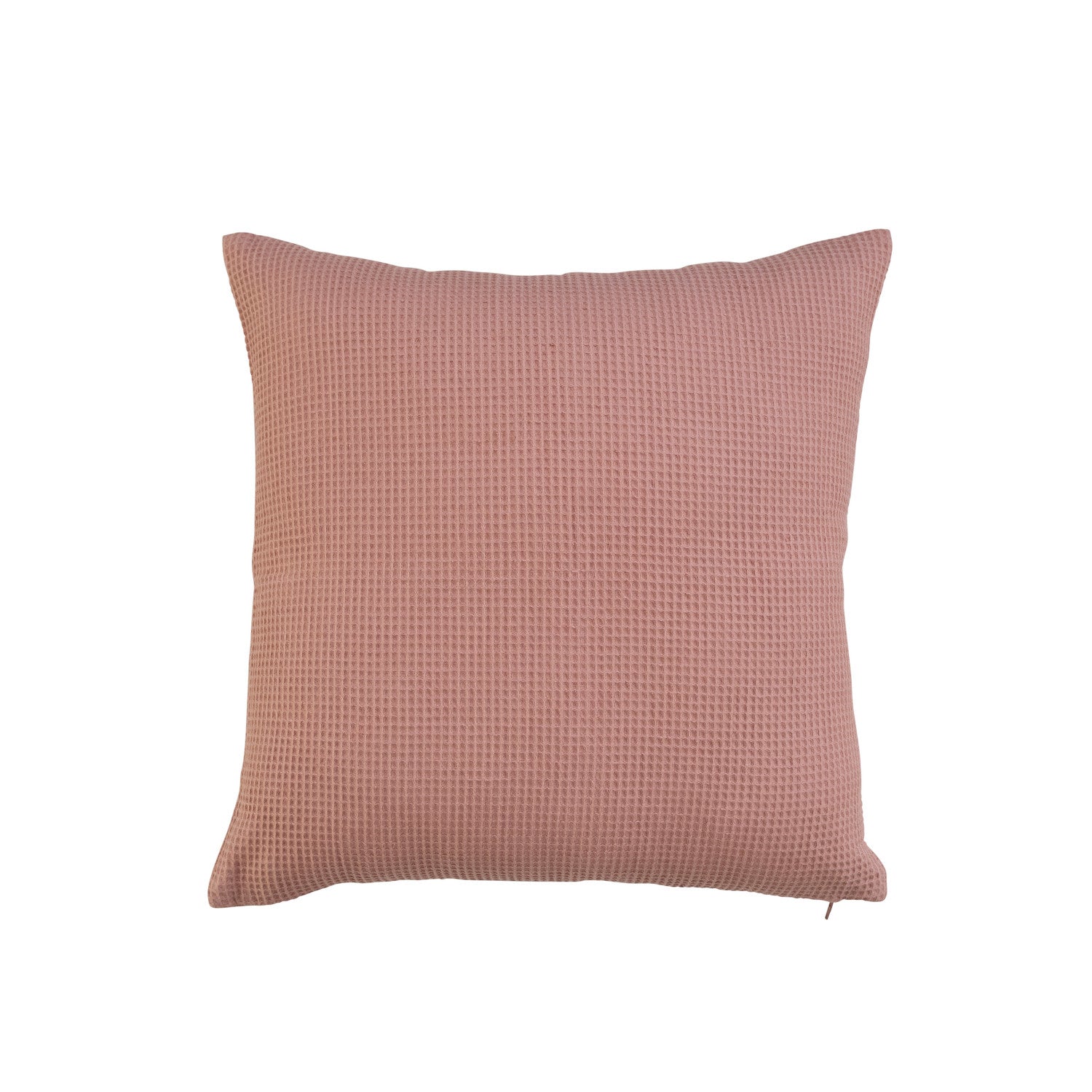 Pillow Woven Linen & Cotton Waffle Putty Color 20" Square by Homeportonline