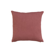 20" Square Woven Linen & Cotton Waffle Pillow Berry Color by Homeportonline