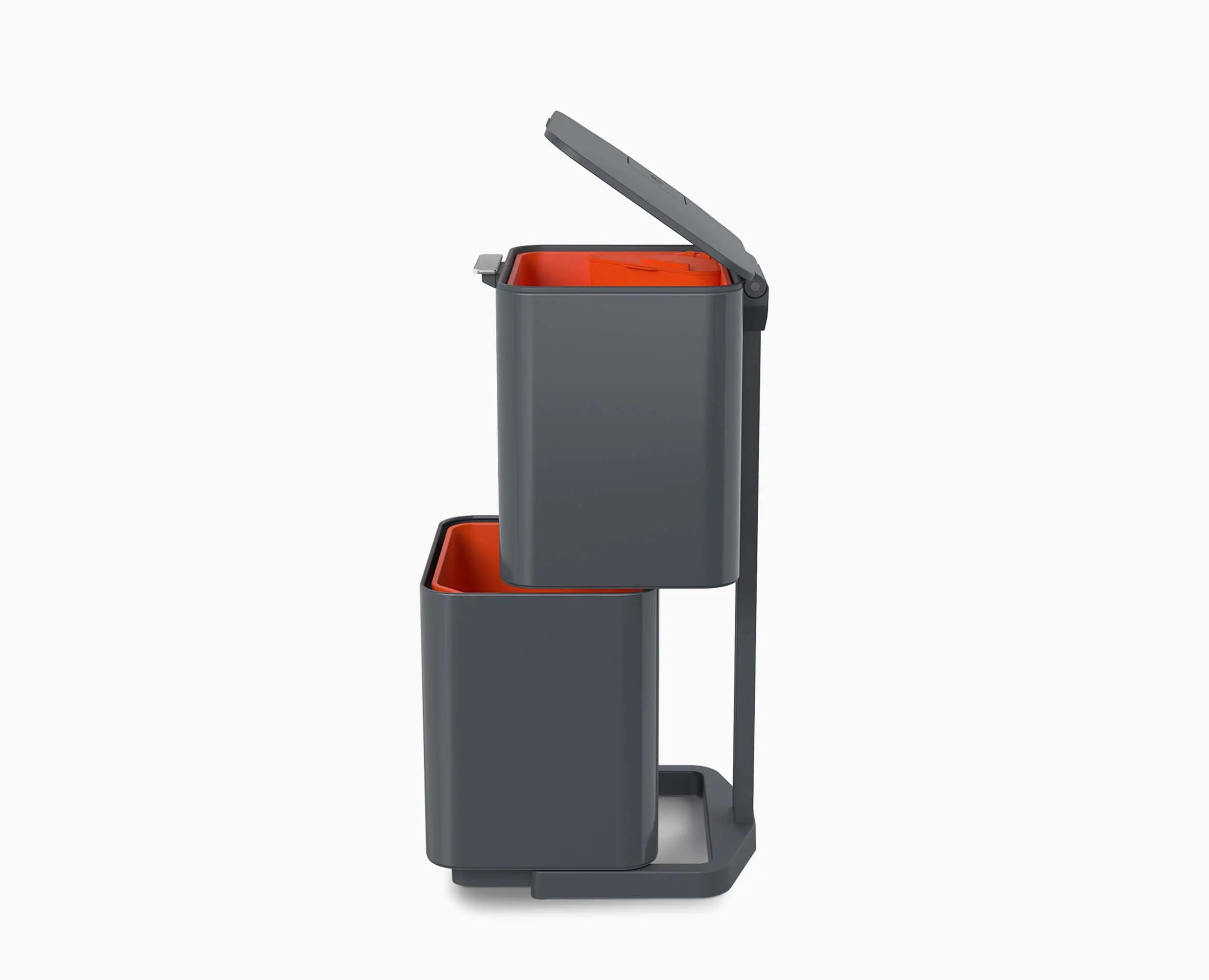 Totem Max Graphite Trash and Recycling 60L by Homeportonline