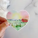 Country Heart Sticker by Wild Lark