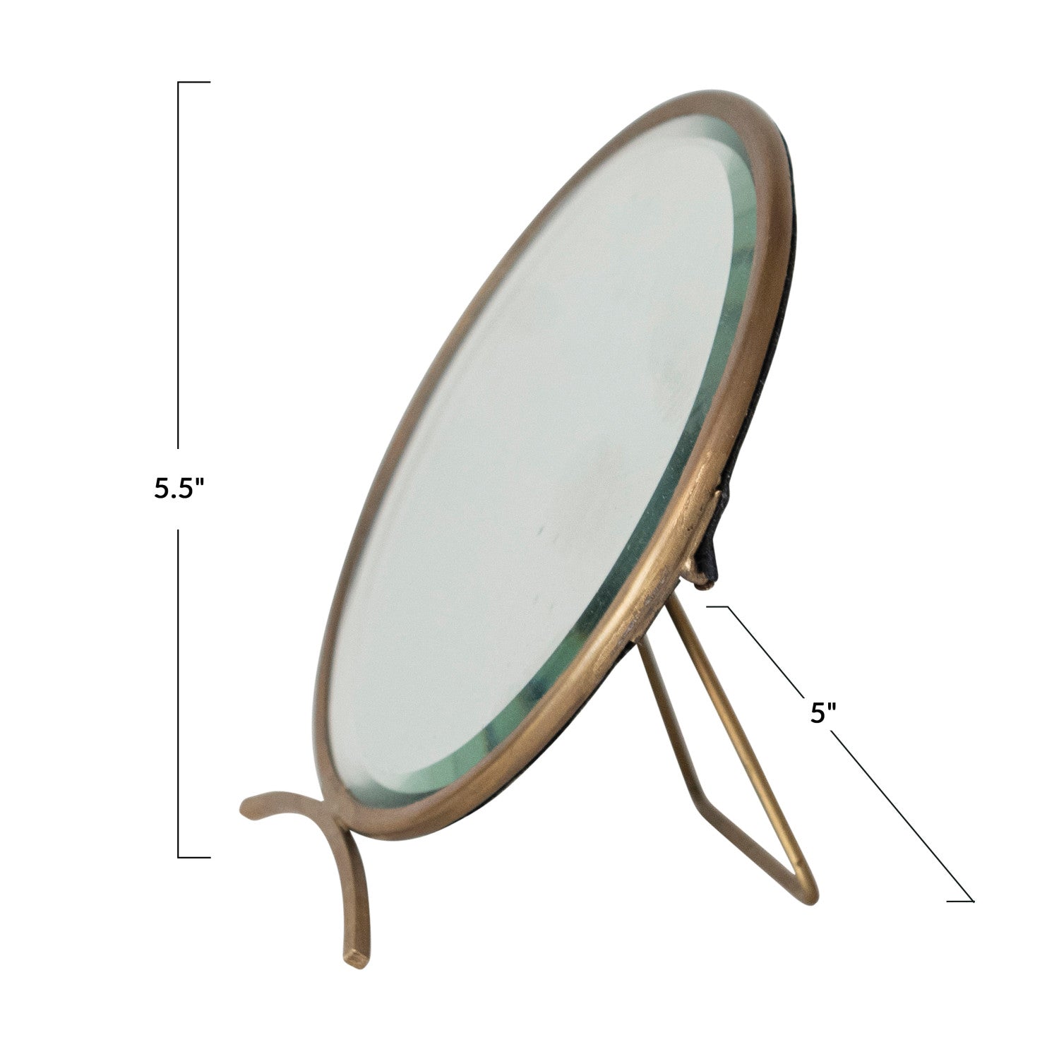 Mirror Antique Brass Mirror Folding by Homeportonline