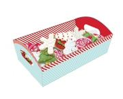 Cookie Tray With Cello Wrap - Winter Wishes