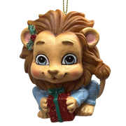 Festive Jungle Lion Pajama Ornament