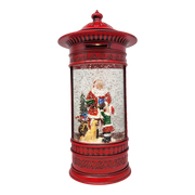 Magical Santa WaterGlobe Vintage Mailbox