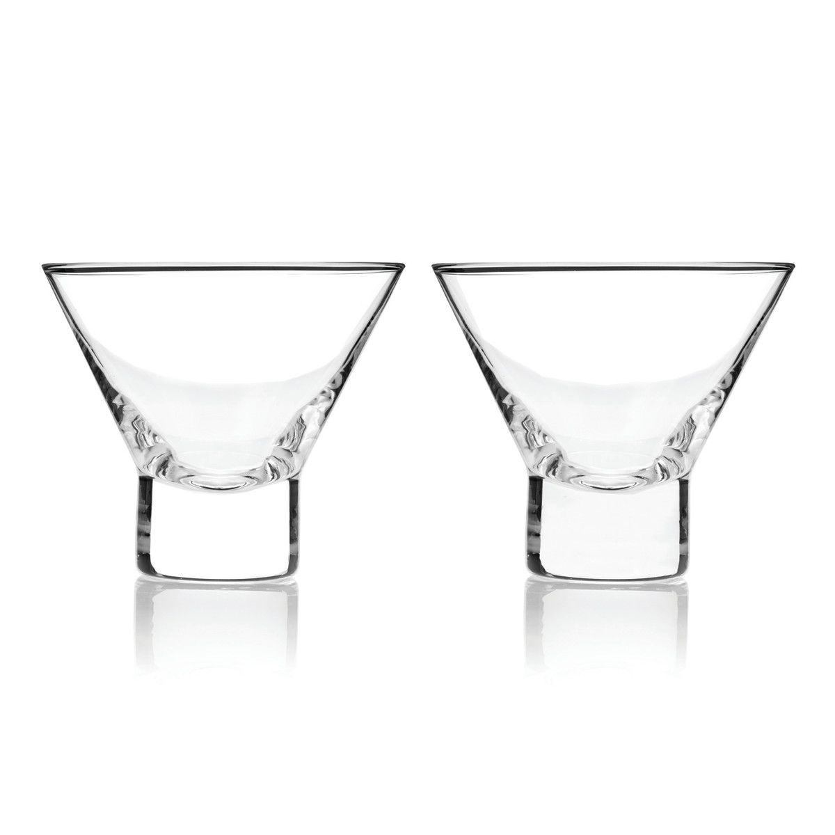 Stemless Martini Glasses Lead Free Crystal - Sold Individually by Homeportonline
