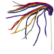 Dharma Dog Karma Cat - Multi Strand Teaser Rainbow Cat Toy by Homeportonline