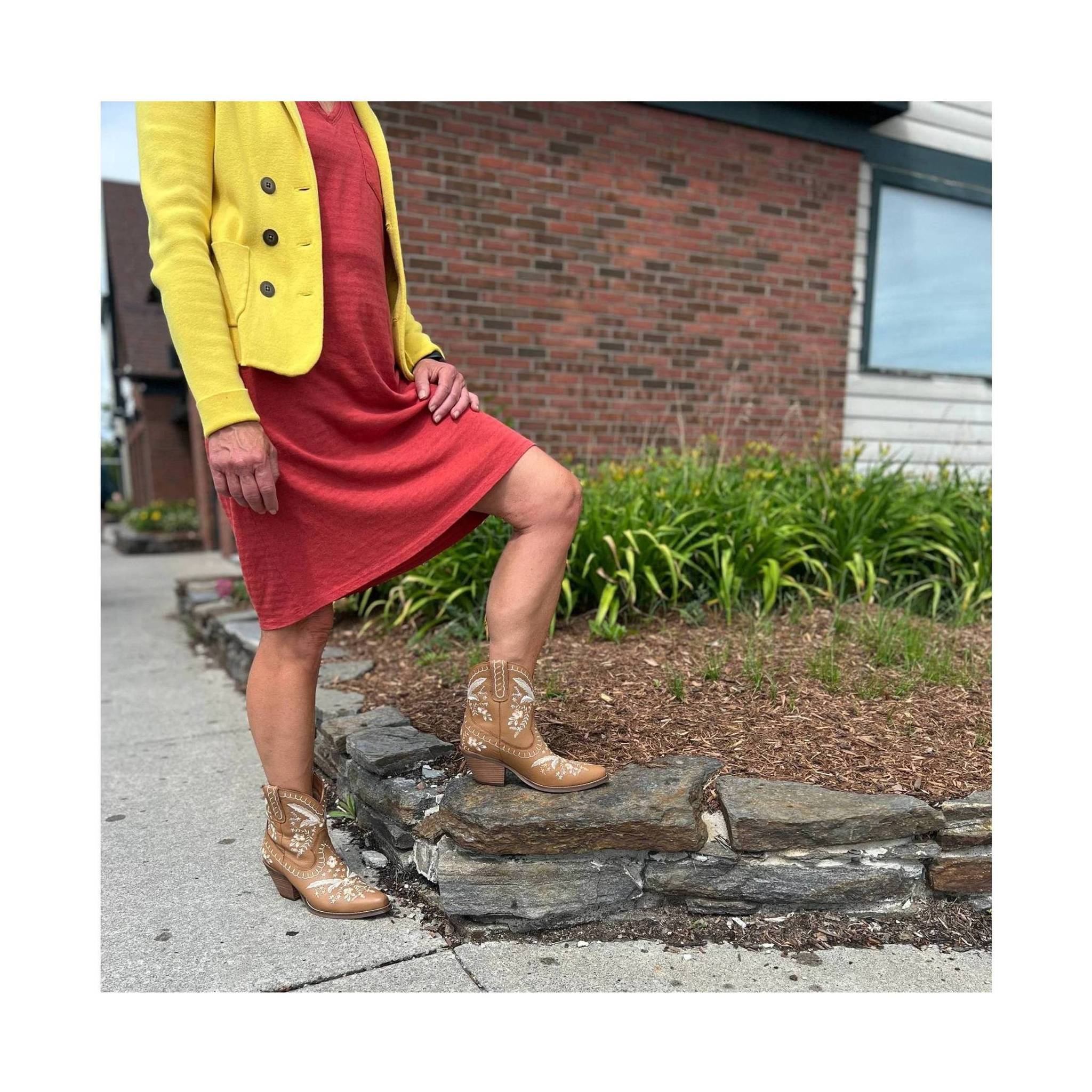 Dingo Women's Primrose Boot - Brown Leather by Lenny's Shoe & Apparel