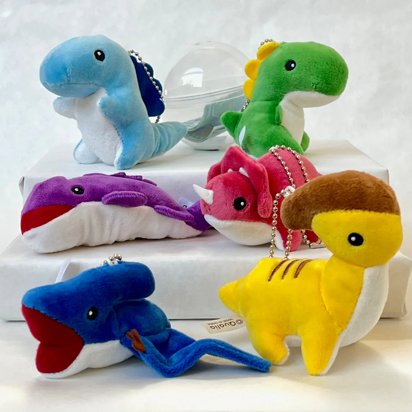 Gashapon Capsule Preschool & Up Dino Plush (Sold As An Individual Capsule) by Homeportonline