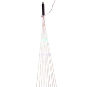 200-Light Silver Nylon Canopy Light With Multicolor LED Lights