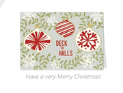 Countryside 20 Christmas Card Set - Deck the Halls