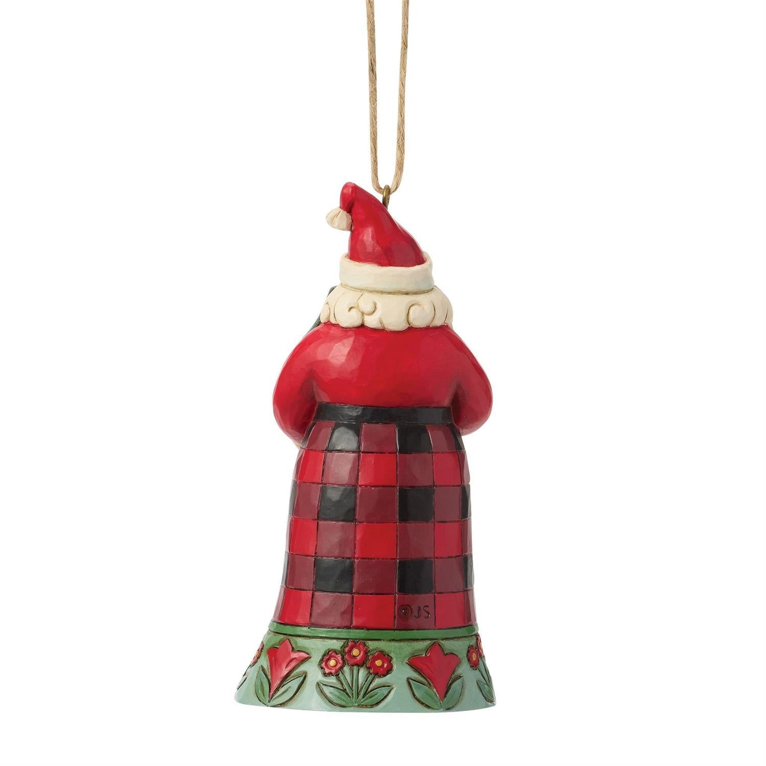 Highland Glen Santa Cardinal Ornament