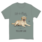Life is Better with a Yellow Lab T-Shirt -