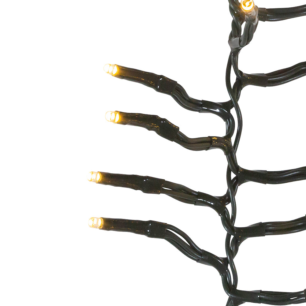 1000-Light Warm White LED Cluster Light Set