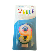 Colorful Birthday Candle - 9