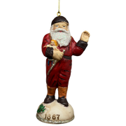 Santa Thru The Ages Ornament - 1867